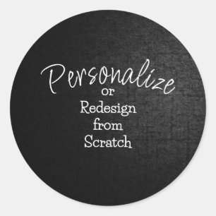 Pegatina Redonda Personalizar o crear a partir de Scratch -