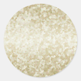 Pegatina Redonda Personalizar posterior de plantilla de Purpurina d