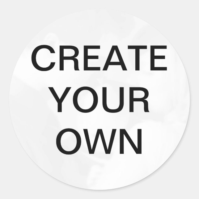 Pegatina Redonda Personalizar propio (Anverso)