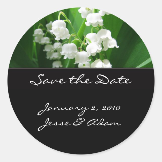 Pegatina Redonda Personalizar tu propio texto (Anverso)