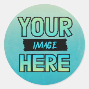 Pegatina Redonda Personalizar Tus Propios Pegatinas Clásicos Redond