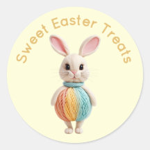 Personalized Bakery Favor Label, Cute Colorful