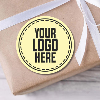 Pegatina Redonda Personalized Logo Business Branding Packaging
