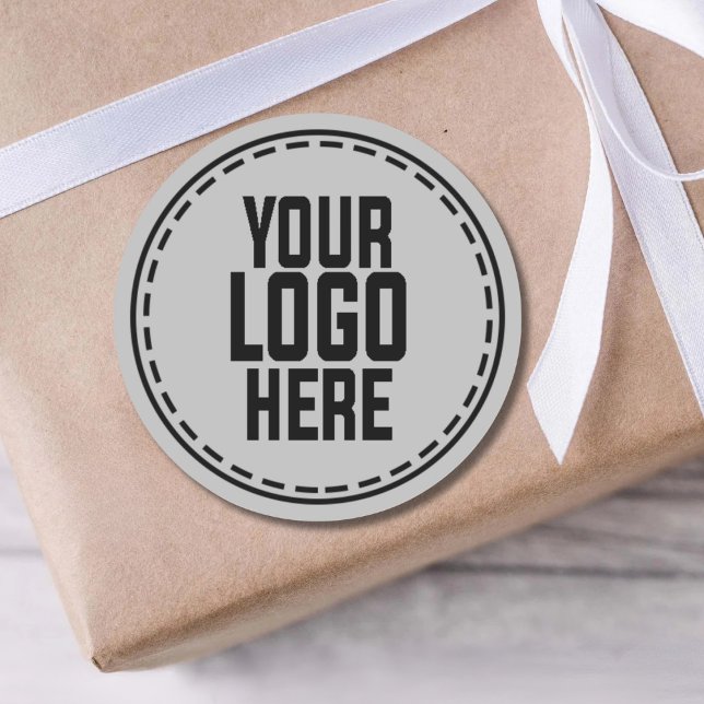 Pegatina Redonda Personalized Logo Business Branding Packaging (Subido por el creador)