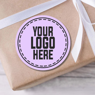 Pegatina Redonda Personalized Logo Business Branding Packaging