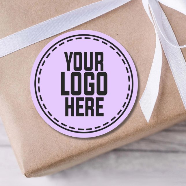 Pegatina Redonda Personalized Logo Business Branding Packaging (Subido por el creador)