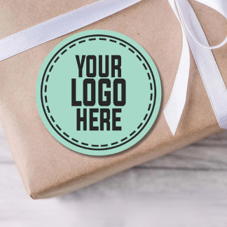 Pegatina Redonda Personalized Logo Business Branding Packaging