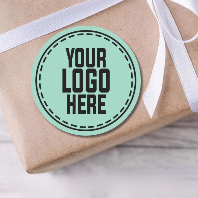 Pegatina Redonda Personalized Logo Business Branding Packaging (Subido por el creador)