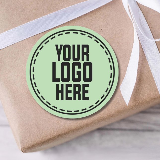 Pegatina Redonda Personalized Logo Business Branding Packaging (Subido por el creador)