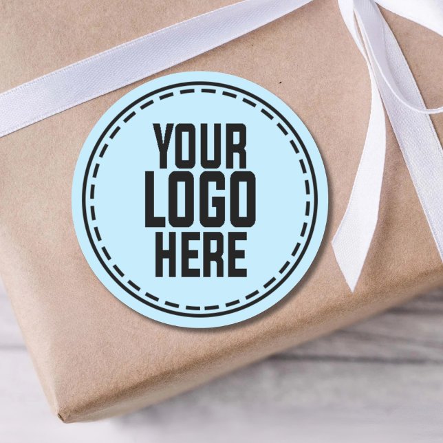 Pegatina Redonda Personalized Logo Business Branding Packaging (Subido por el creador)