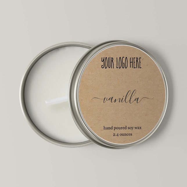 Pegatina Redonda Personalized Tea Light Candle Label Round Sticker (Subido por el creador)