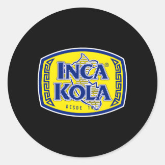 Pegatina Redonda Perú Inca Golden Kola Bubblegum Cream Soda