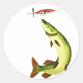 Pegatina Redonda Pesca de cerco