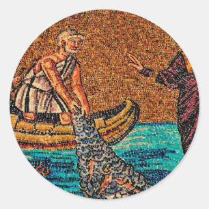 Pegatina Redonda Pescadores de hombres