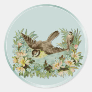 Pegatina Redonda Pestón de verano