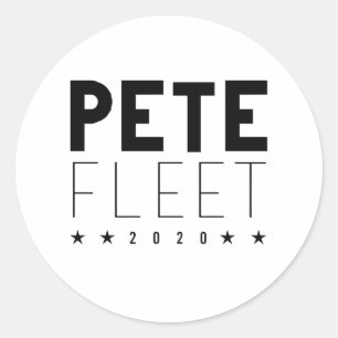 Pegatina Redonda Pete Fleet 2020