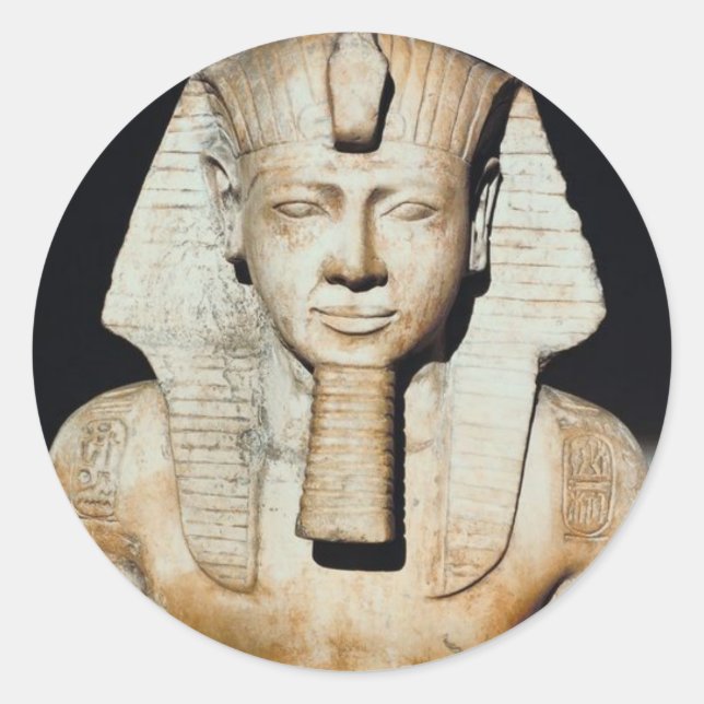 Pegatina Redonda Pharoh Seti (Anverso)