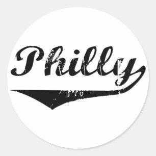 Pegatina Redonda Philly