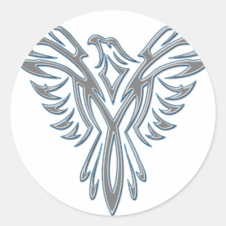 Pegatina Redonda Phoenix D