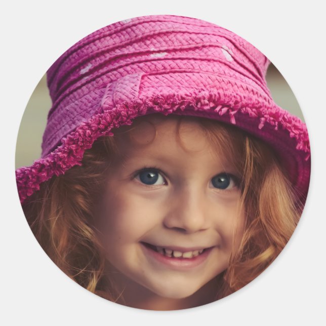 PEGATINA REDONDA PHOTO STICKERS CUSTOM (Anverso)