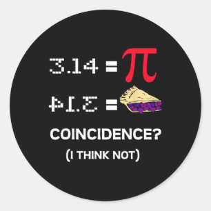 Pegatina Redonda Pi Day 3.15 Símbolo Pi Ciencia Y Math Teacher Gif