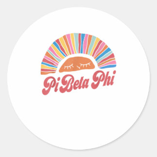 Pegatina Redonda PiandBetaandPhi Sorority Gift griego Pequeño
