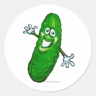 Pegatina Redonda Pickle