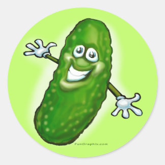 Pegatina Redonda Pickle