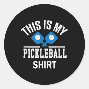 Pegatina Redonda Pickleball - Dinker Bádminton Tenis Pickleball Gi