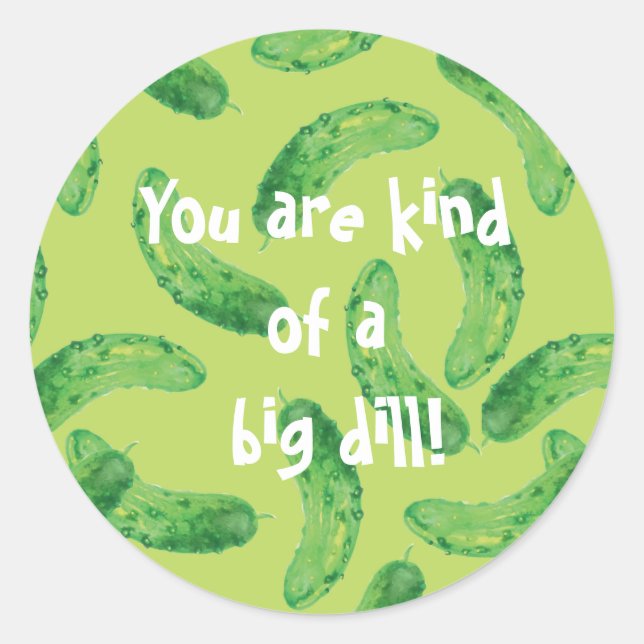 Pegatina Redonda ¡Pickme Fancy! (Anverso)