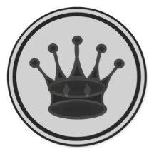 Pieza de ajedrez de reina negra