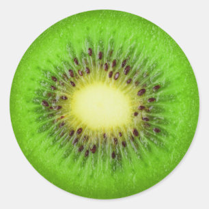 Pegatina Redonda Pieza de kiwi