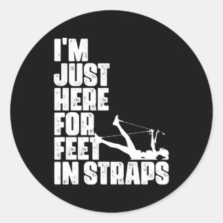 Pegatina Redonda Pilates Ejercen el entrenamiento de salud Fitness 