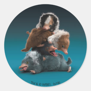 Pegatina Redonda Pile Baby NIFFLER™