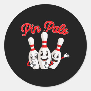 Pegatina Redonda Pin Pals - Bowler