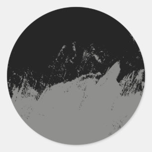 Pegatina Redonda Pincel 2