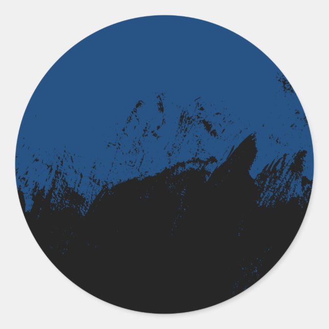 Pegatina Redonda Pincel 8 (Anverso)