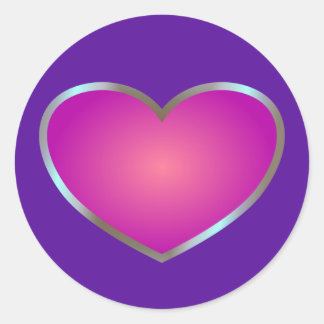 Pegatina Redonda Pink Beat