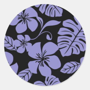PEGATINA REDONDA PINK BIKINI (NEGRO/LAVENDERO)