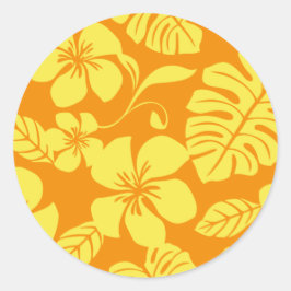 PEGATINA REDONDA PINK BIKINI (TANGERINA/AMARILLO)