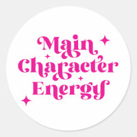 Pink de energía de carácter principal