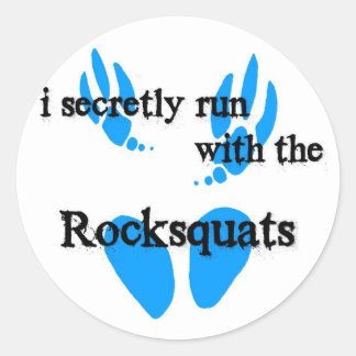 Pegatina Redonda PinRocksquats