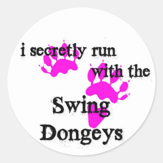Pegatina Redonda PinSwingDongeys