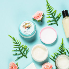 Pegatina Redonda Pintado ocular acuarela maquillaje Paquetes de ocu