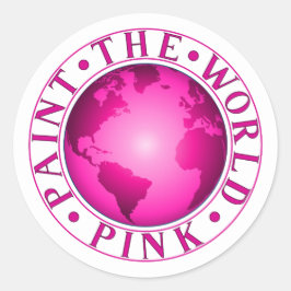 Pegatina Redonda PINTAR LA Celebración MUNDIAL DE LA Diversidad PIN