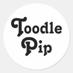 Pegatina Redonda Pipa de fideo