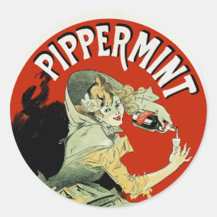 Pegatina Redonda Pippermint