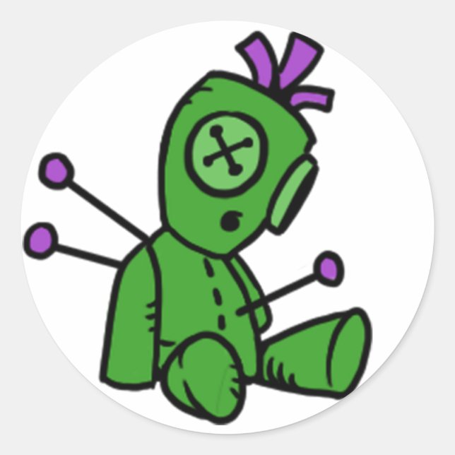 Pegatina Redonda Pirate101 Brujero (Anverso)