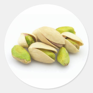 Pegatina Redonda Pistachos