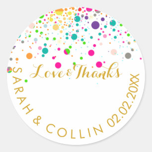 Pegatina Redonda PixDezines DIY color/ destellos/ lentejuelas de ar